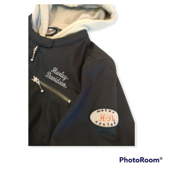 Women's Medium M Harley-Davidson Cotton 3-n-1 Jacket 98416-08VW - Picture 10 of 12